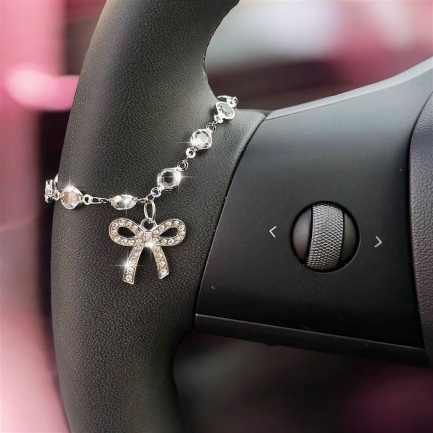 sparkling steering wheel bow π