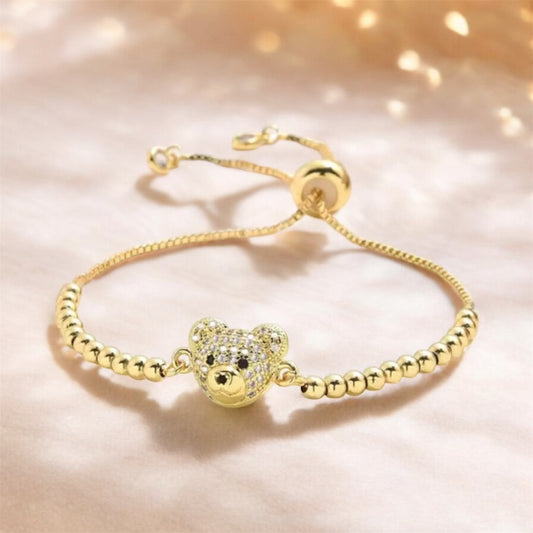 signature auric bear head bracelet ✨