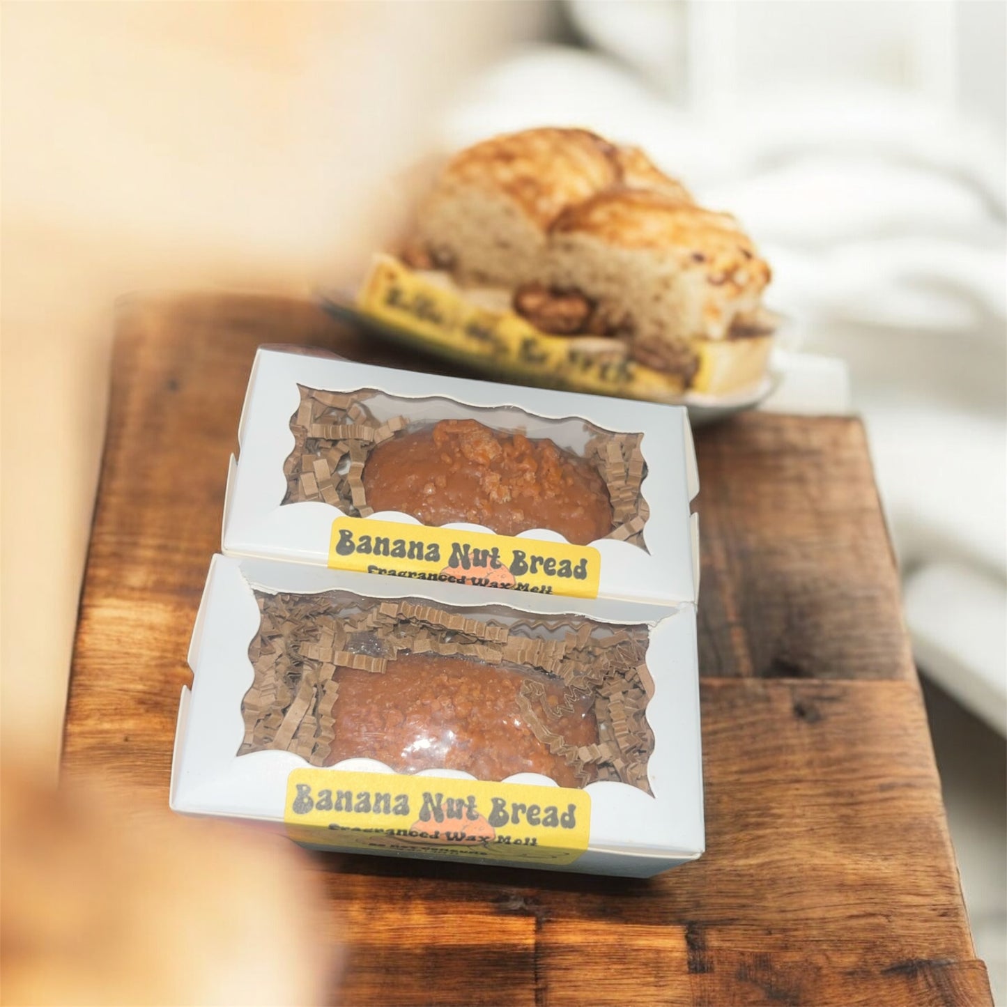 banana nut bread wax melt 🍌 🥜 🍞