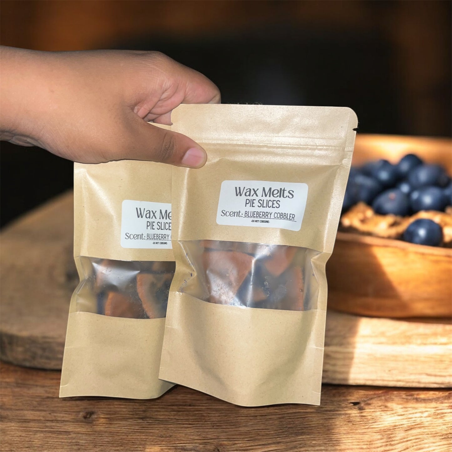 blueberry cobbler pie wax melts 🫐 🥧